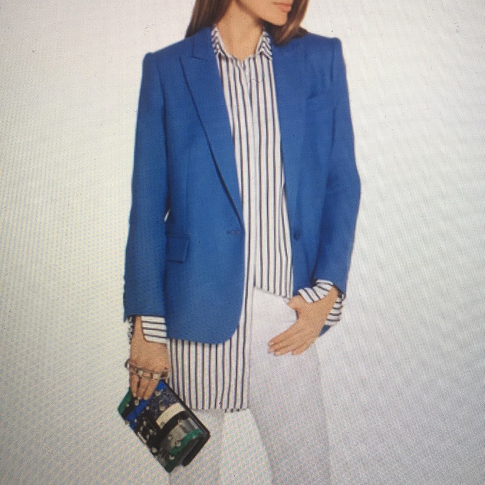 Stella McCartney Ingrid Wool Piqué Blazer
